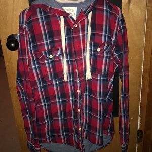 Flannel pull over